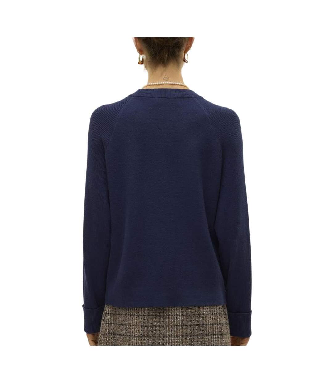 Pull marine femme vero moda gold - l-2