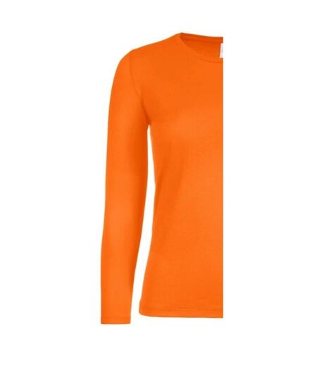 T-shirt Manches Longues #e150 Femme Orange B&C