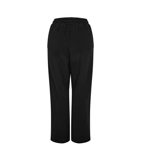 Womens/ladies Wide Leg Trousers Black 4th & Reckless