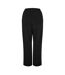 Womens/ladies Wide Leg Trousers Black 4th & Reckless-2