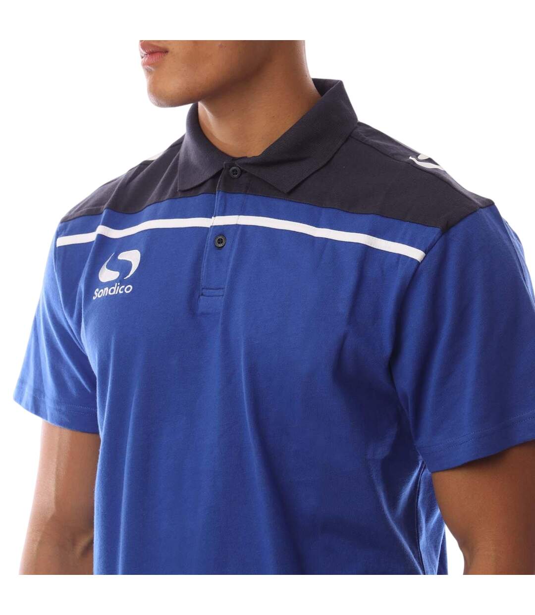 Polo Precision Homme Bleu Roi Bleu Marine Sondico-4
