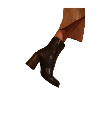 Bottines mi-mollets keisha femme marron Where´s That From Where´s That From