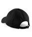 Casquette Baseball Adulte Unisexe Noir Beechfield-3