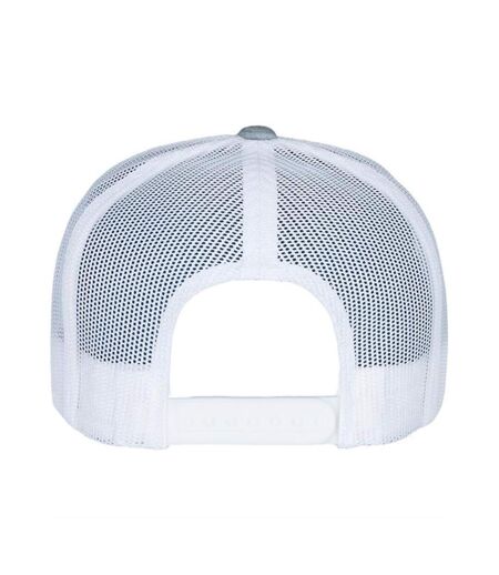 Flexfit Retro Two Tone Trucker Cap (Grey/White Heather) - UTPC4360