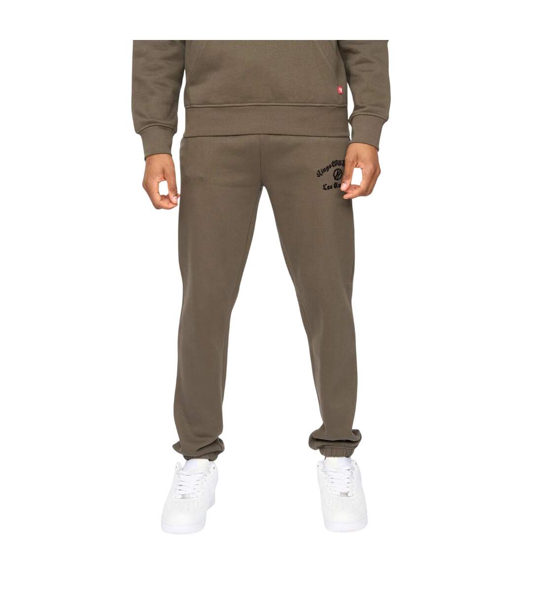 Mens Gothically Jogging Bottoms Olive Kings Will Dream-2