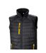 Doudoune Sans Manches Compass Homme Noir Jaune Result Genuine Recycled-2