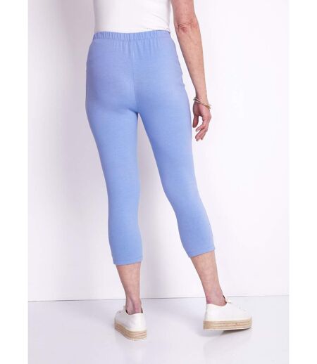 Legging court coton uni ou imprimé