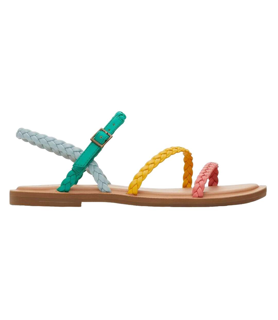 Womens/ladies Kira Sandals Multicoloured Toms-3