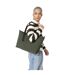 Tote Bag Minimal Lifestyle Taille Unique Vert Pin Bagbase-2