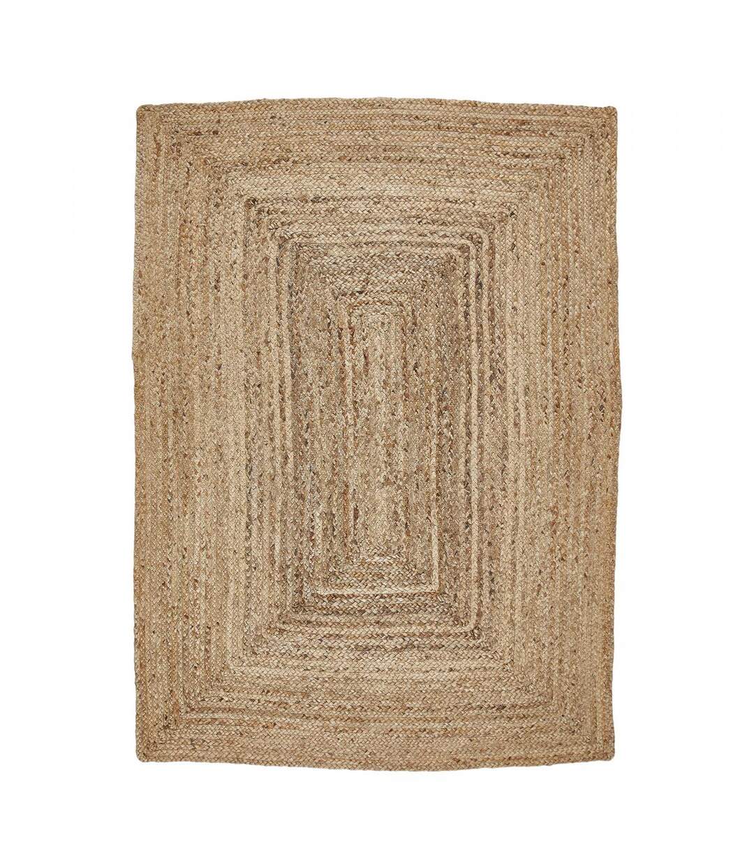 Tapis jute fait à la main motif uni JUTURE-1