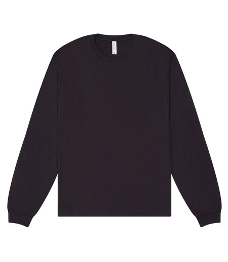Unisex Adult Heavyweight Boxy Long-sleeved T-shirt Dark Grey Bella + Canvas