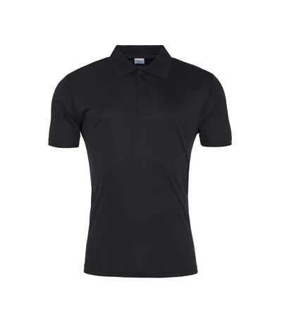 AWDis Cool Unisex Adult Cool Smooth Polo Shirt (Jet Black) - UTRW9113
