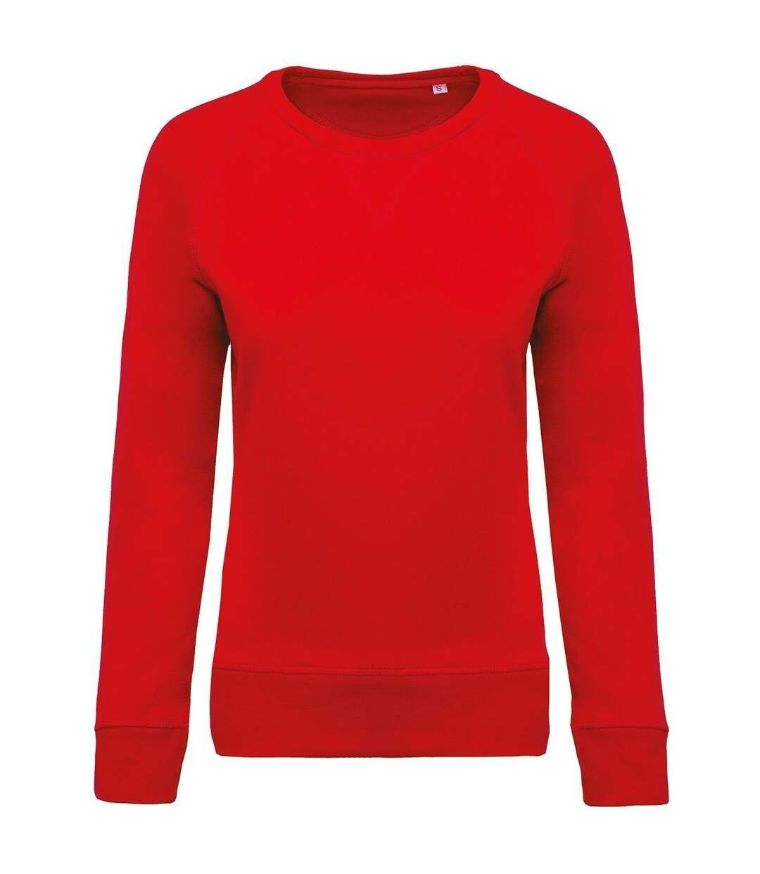 Sweat shirt coton bio - Femme - K481 - rouge-1