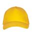Casquette De Baseball Long Beach Jaune Or SOLS-1