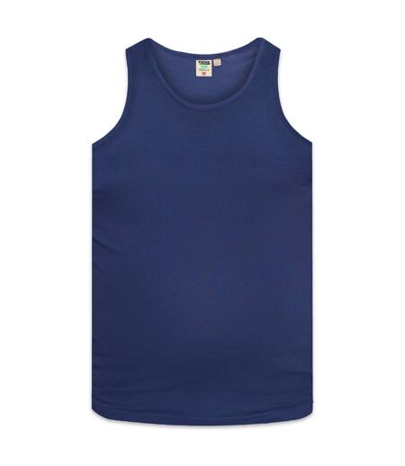Duke Mens Fabio-1 Kingsize Muscle Vest (Navy) - UTDC171