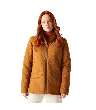Doudoune Matelassée Agara Femme Marron Vanille Clair Regatta