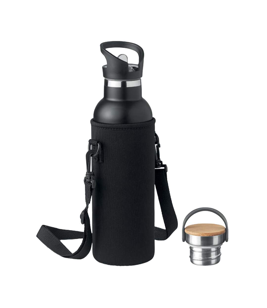 Tiksi double-walled flask one size black MidOcean-2