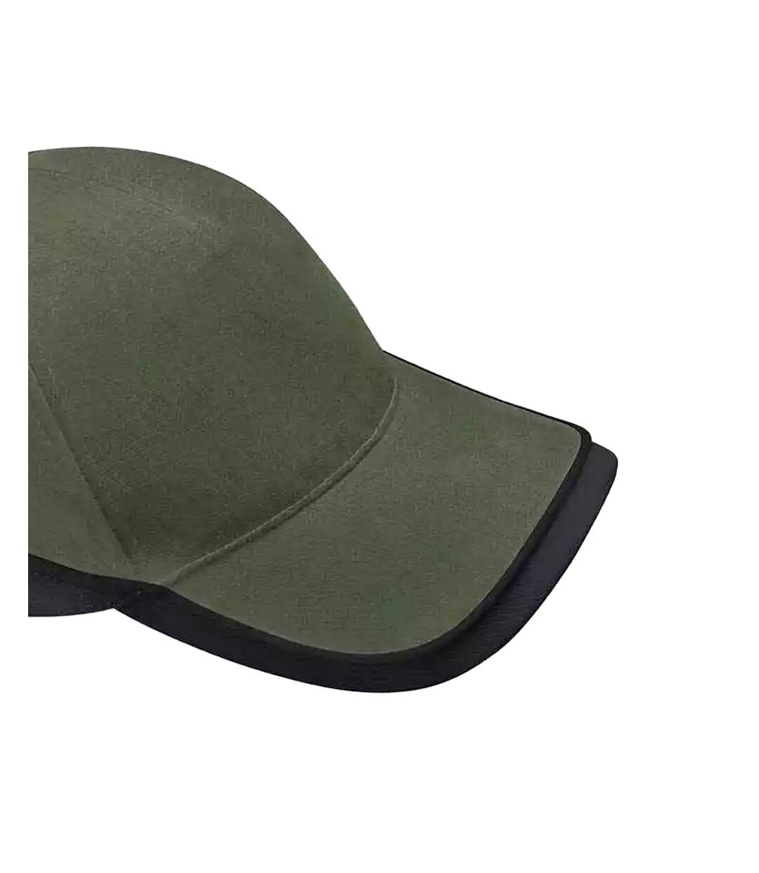 Casquette teamwear competition vert kaki / noir Beechfield