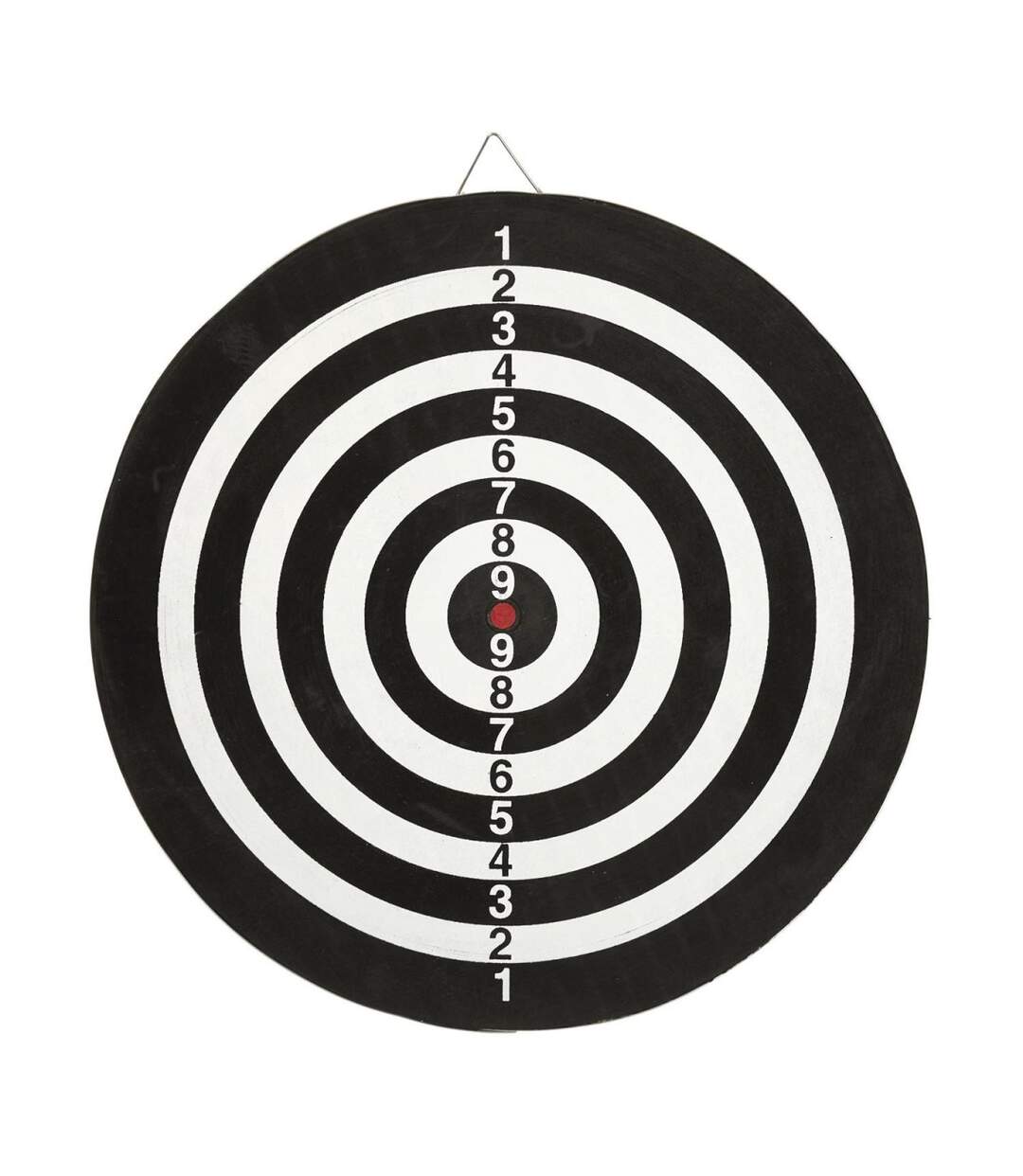 Jeu de Fléchettes 1 Cible 38cm Noir & Vert-3