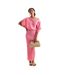 Robe Mi-longue Tilly Femme Rose Never Fully Dressed-1