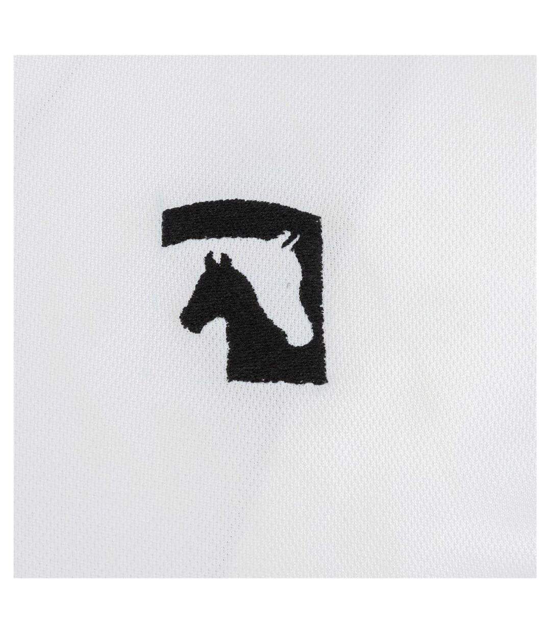 Polo Manches Courtes Femme Blanc Requisite-3