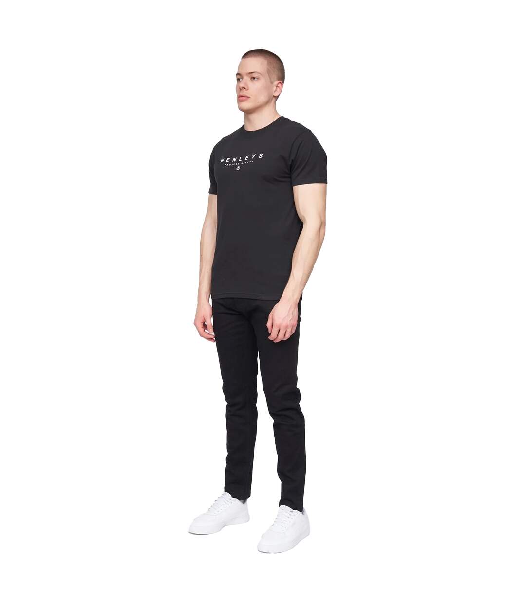 T-shirt ninesix homme noir Henleys