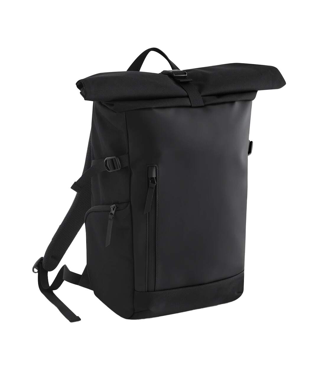 Zurich Roll Top Backpack One Size Black Quadra-2