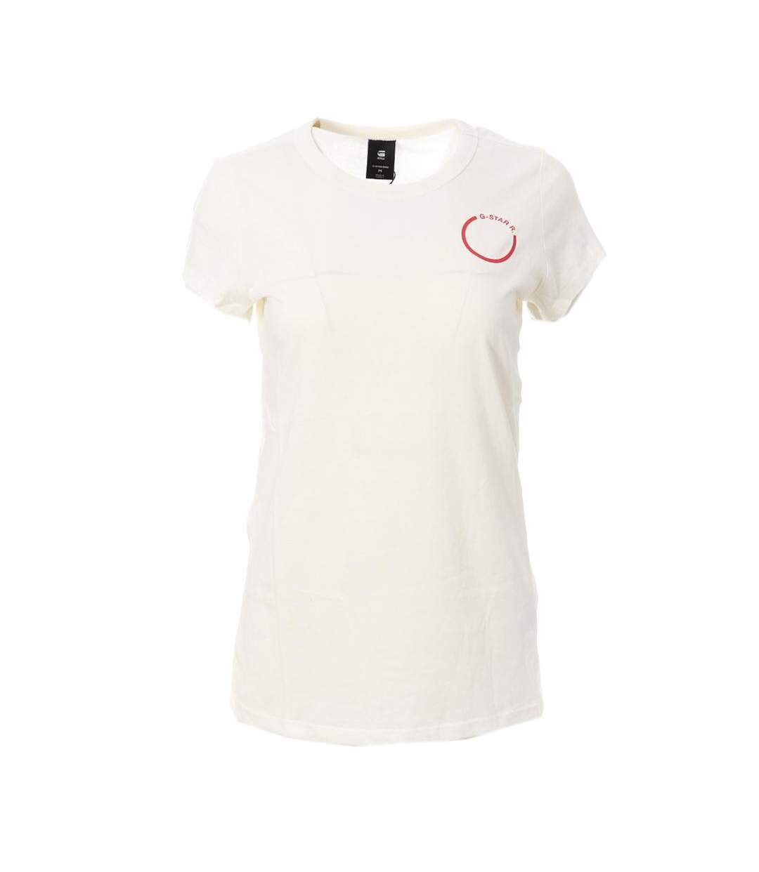 T-shirt Ecru Femme G-Star Raw Circle - L-1