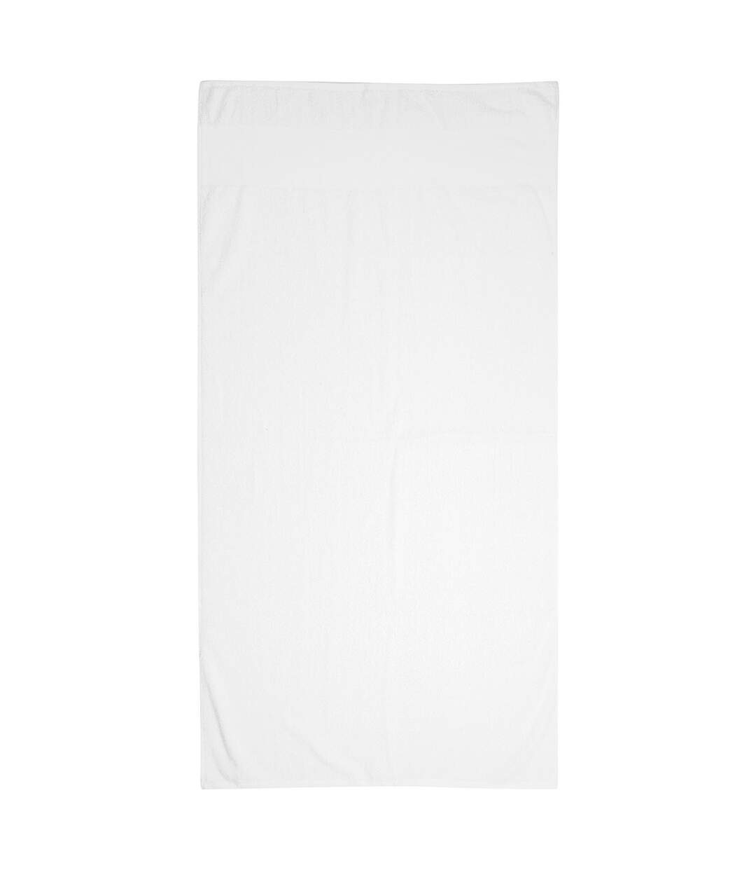 Bordered printable bath towel one size white Towel City-1