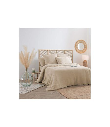 Housse de Couette Lin Adorable 240x220cm Beige Lin