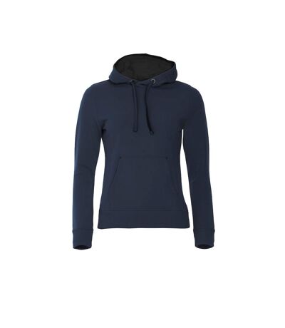 Sweat À Capuche Classic Femme Bleu Marine Foncé Clique