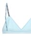 Womens/ladies Alvina V Neck Bralette Soft Blue Lee-3