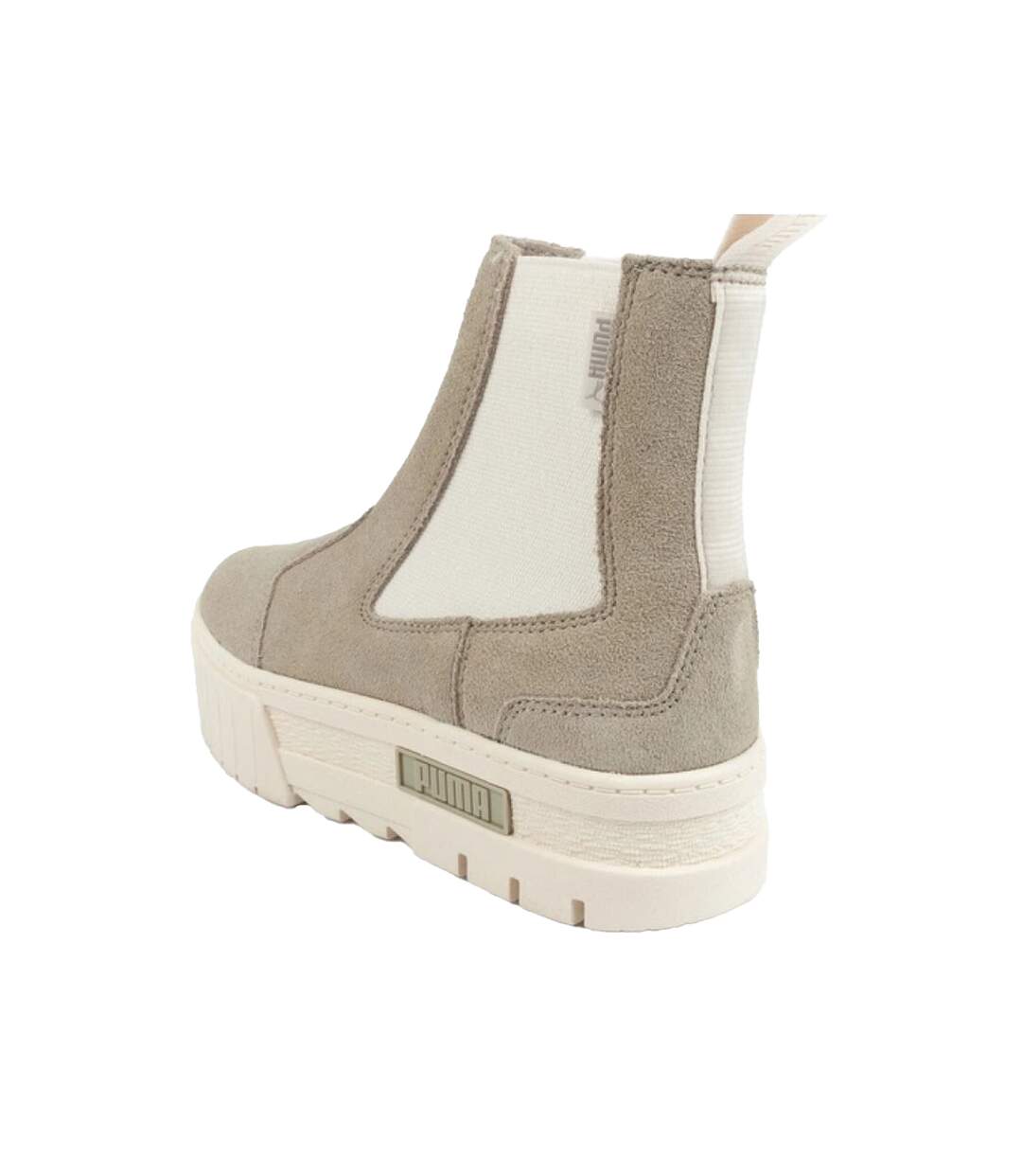 Bottines Chelsea Mayze Femme Beige Blanc Puma-2