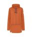 Womens/ladies High-neck Sweatshirt Rust Lazy Jacks-1