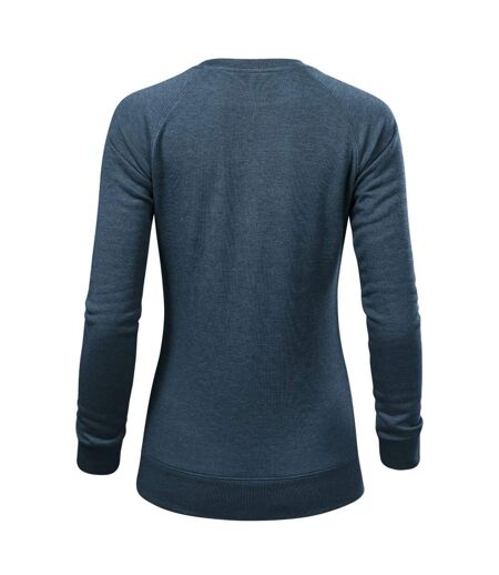 Sweat Merger Femme Bleu Foncé Malfini