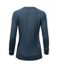 Sweat Merger Femme Bleu Foncé Malfini-2