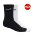 Chaussettes Hi Bye Homme Noir Blanc Mister Tee-1