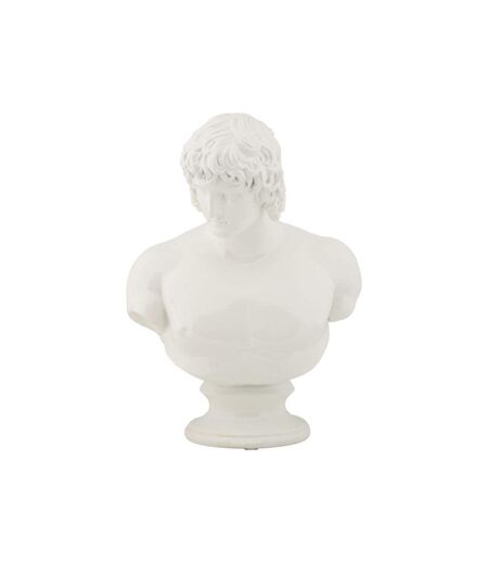 Buste Homme en Résine Centurion 25cm Blanc