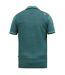 Mens d555 troy 2 textured polo shirt teal Duke-2