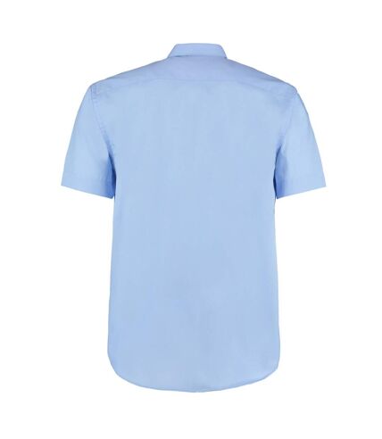 Kustom Kit Mens Business Classic Short-Sleeved Shirt (Light Blue) - UTRW9819