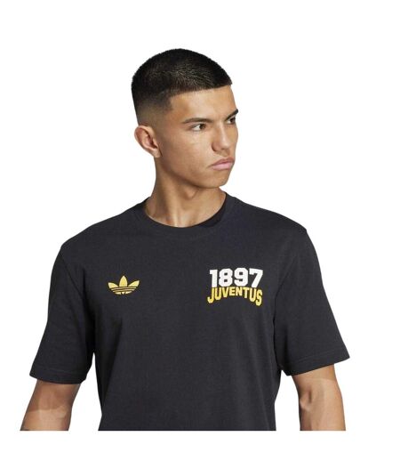 T-shirt Motif/style Kfc Adulte Noir Jaune Or Adidas