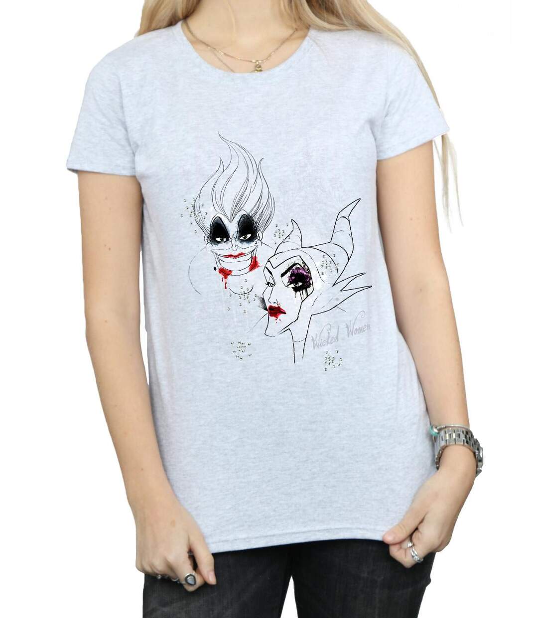 Disney - T-shirt WICKED - Femme (Gris chiné) - UTBI1380-3