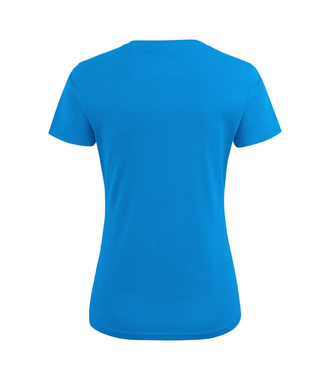 Womens/ladies V Neck T-shirt Ocean Blue Printer-3