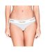 Womens/ladies Logo Cotton Blend Thong Grey Calvin Klein-3