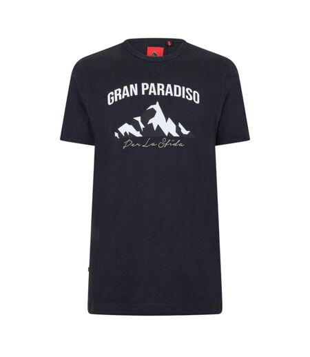 Mens Arandano Lettering Regular T-shirt Black Luke