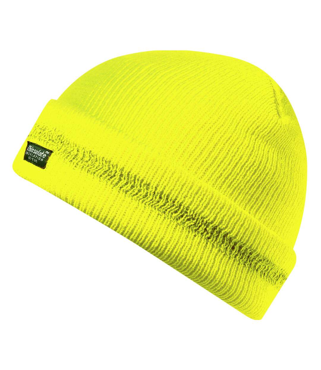 Bonnet réfléchissant jaune