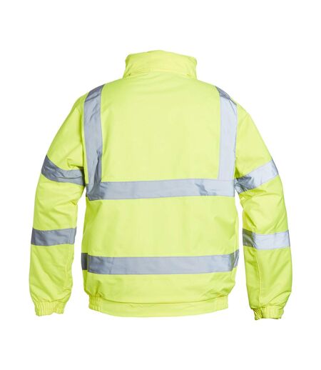 Adults Hi-viz Bomber Jacket Yellow Blackrock