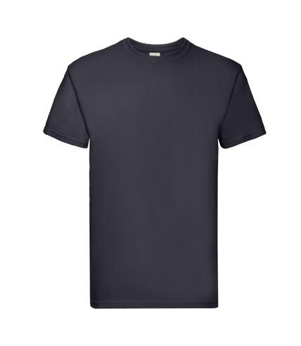 Fruit of the Loom Unisex Adult Super Premium Plain T-Shirt (Deep Navy)