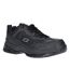Mens Soft Stride Work Trainer Black Skechers-1
