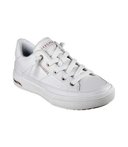 Womens/ladies arcade on my way arch fit shoes white Skechers